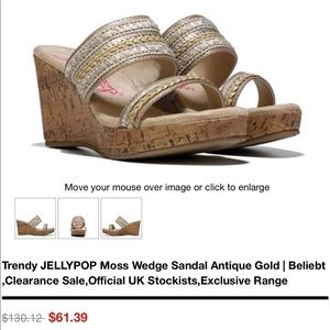 Jellypop moss wedge sandal